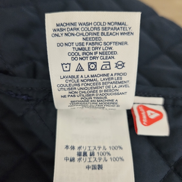 Lands' End Women's Quilted Blue Vest Size L 14-16 - Picture 5 of 5